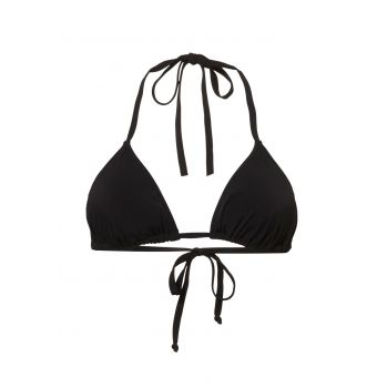 Black triangle bikini top - Ipanema Silk & Beach 